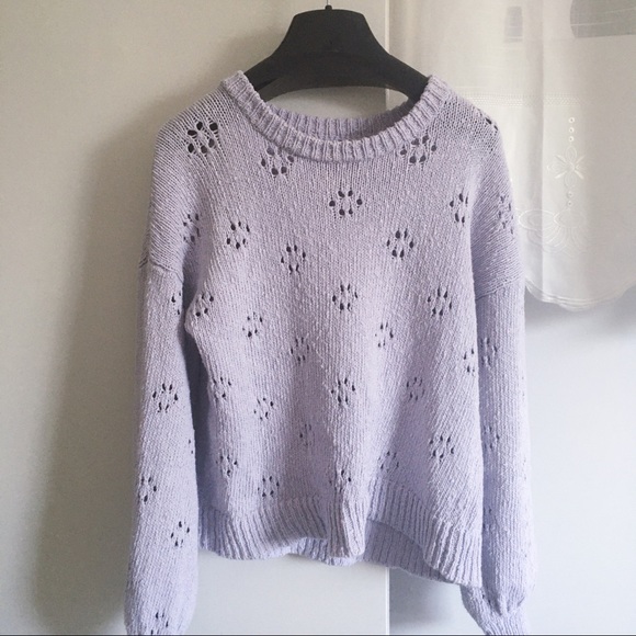 Madewell Sweaters - Madewell Floral Pointelle Pullover Sweater XXS